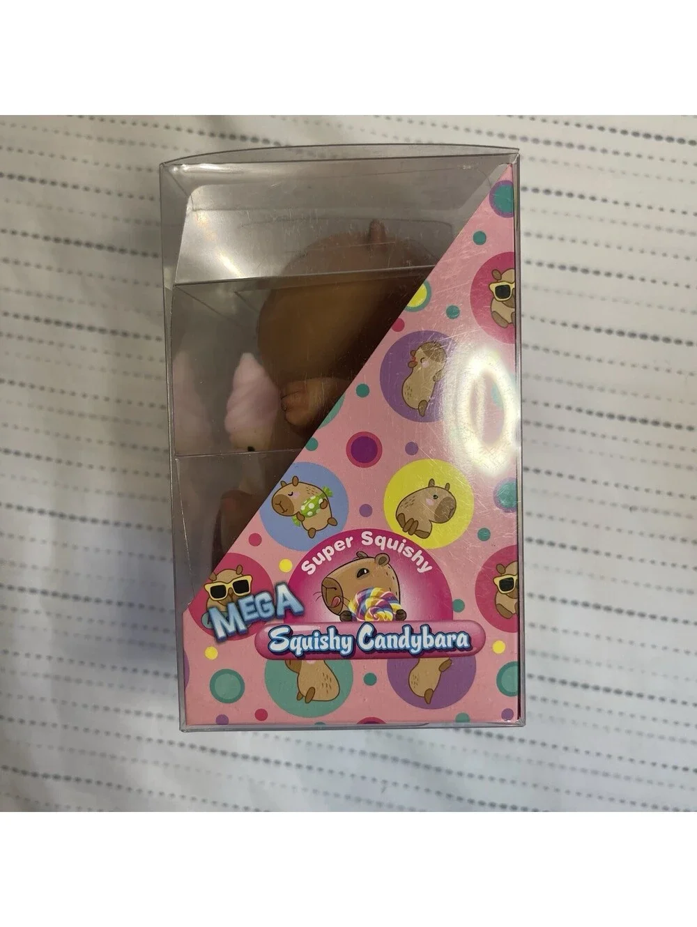 Mega Candybara Super Squishy Squeeze Toy with Ice Cream Capybara NEW SEALED